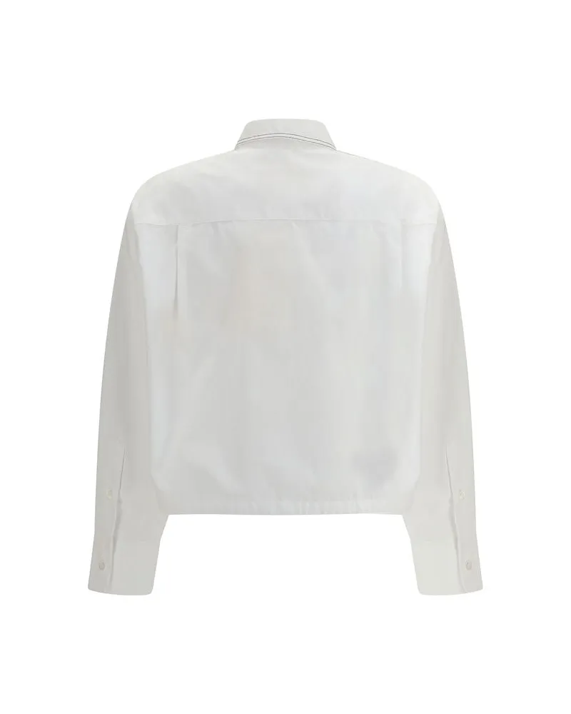 Marni Women's White Cotton Shortsleeve Shirt White