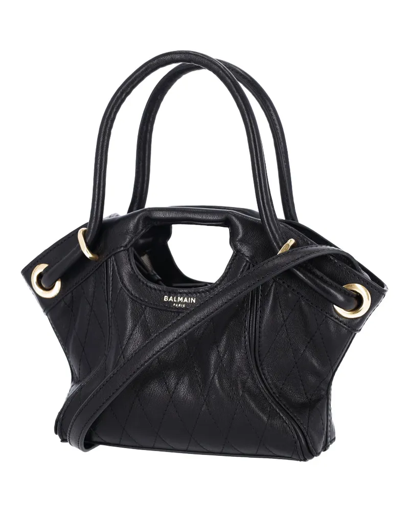 Balmain Women's Bags Black Lamb Leather Black