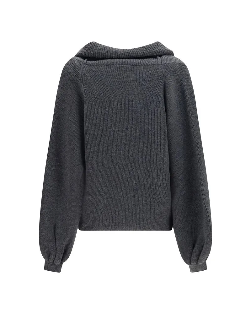 Dolce & Gabbana Women's Gray Wool Oves Aries Cardigan Clothing Gray