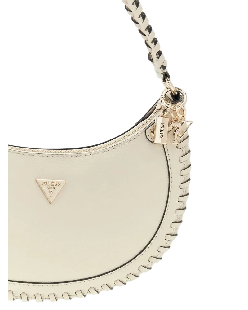 Guess Women's Shoulder Bag Bone Polyurethane - Shoulder-Bags Beige