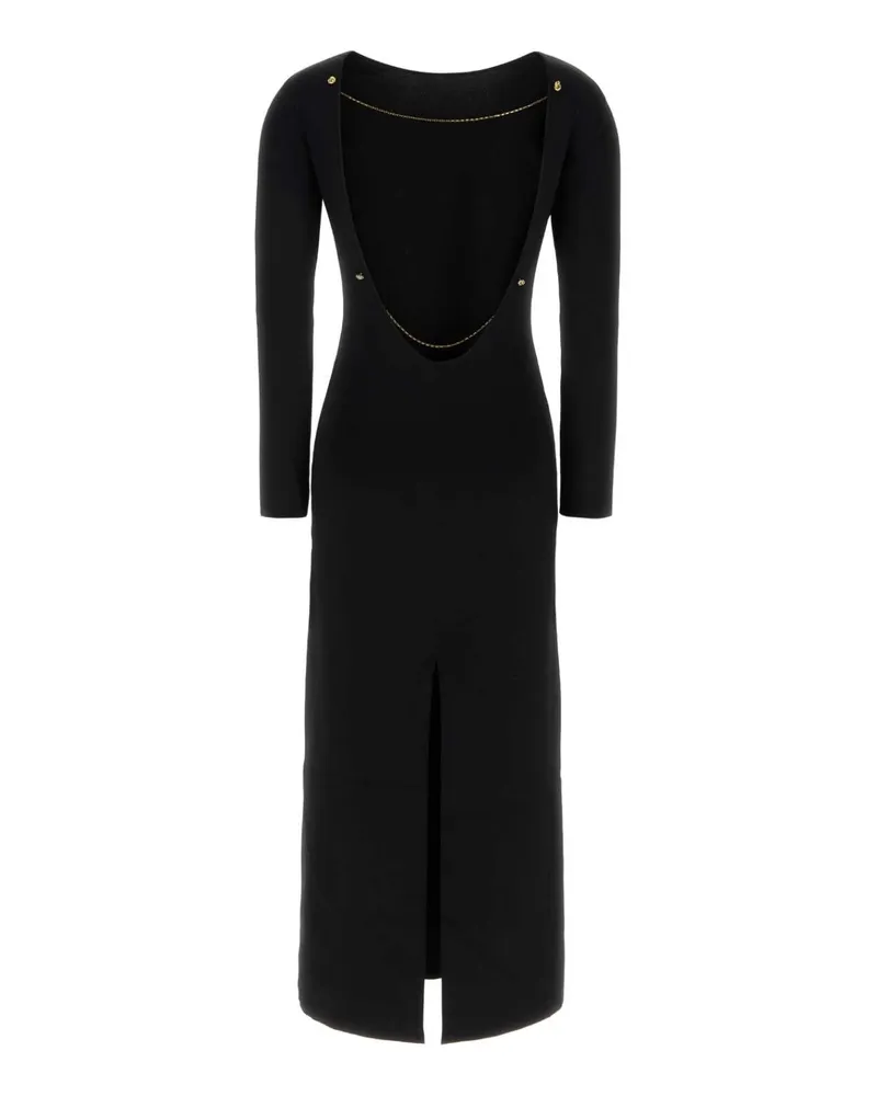 Bottega Veneta 830452v5lm0 1000 Black Exterior: Viscose Abiti Dress Black
