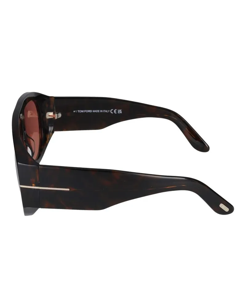 Tom Ford Unisex Sunglasses  Ft1044 52s 12-140 Injected Black