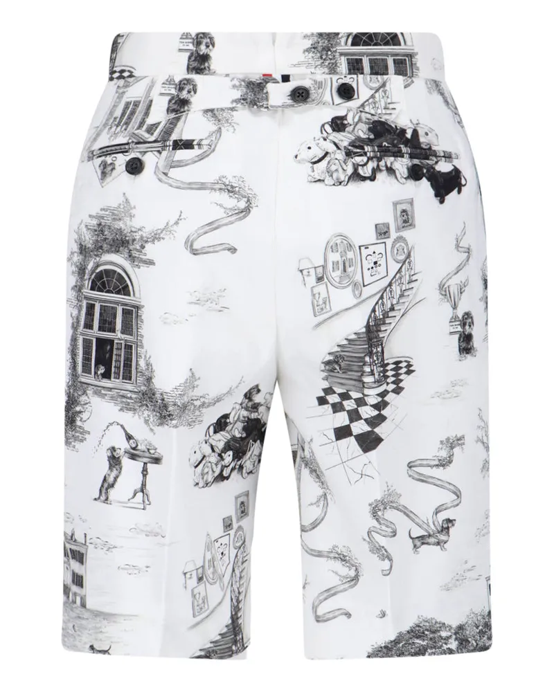 Thom Browne Women's Trousers White Cotton White