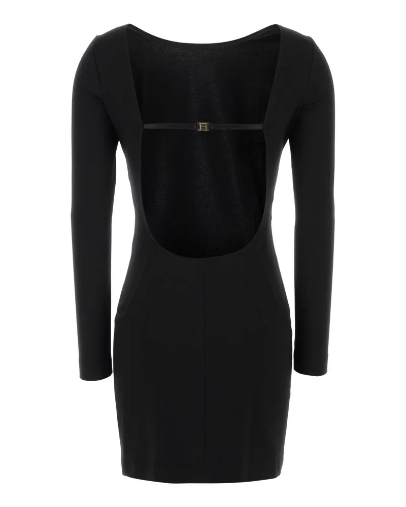 Dolce & Gabbana Women's Black Stretch Viscose Blend Mini Dress Nero Abiti Black