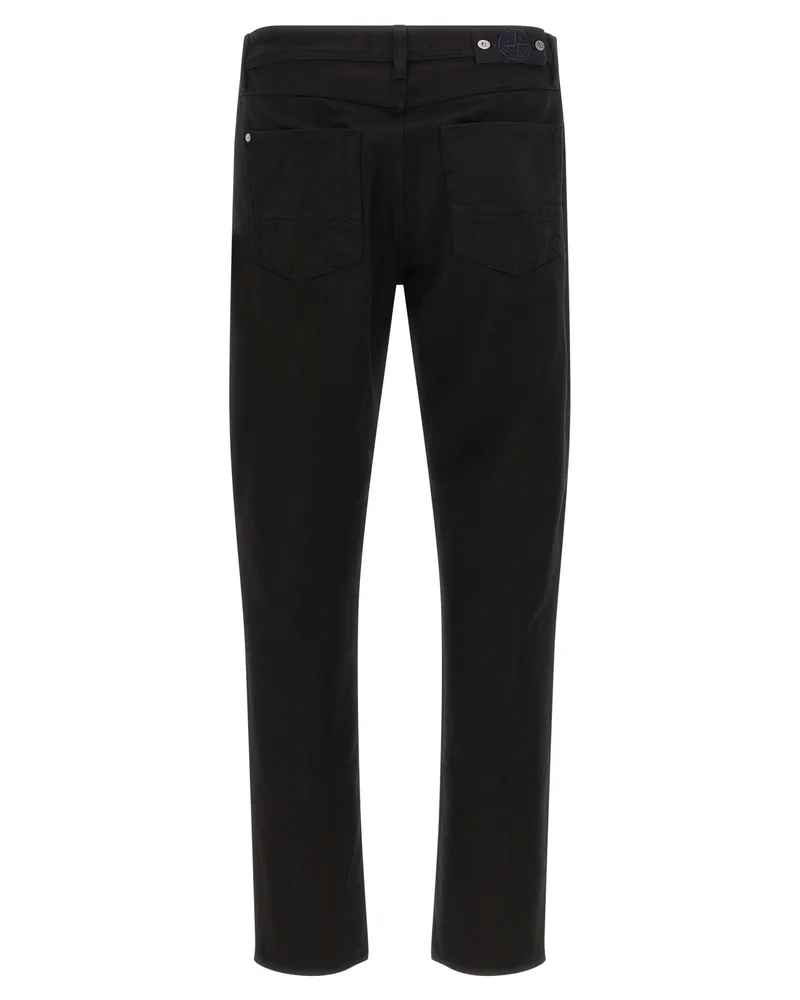 Stone Island Bull Denim Jeans — Black Black