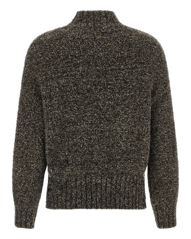 AGNONA Bouclé High Neck Sweater 