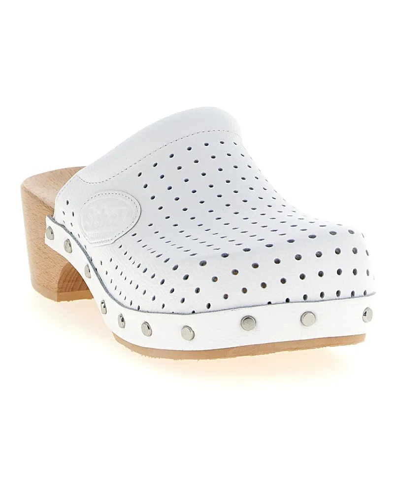 Balenciaga Scholl Clog — White White