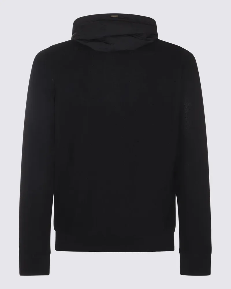 Herno Men's Jackets Navy _100 % Co Black
