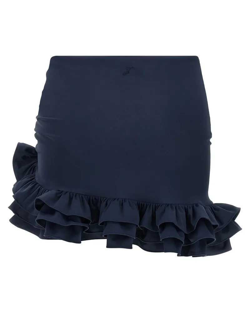 Jacquemus Women Blue Polyamide Long Skirt Navy