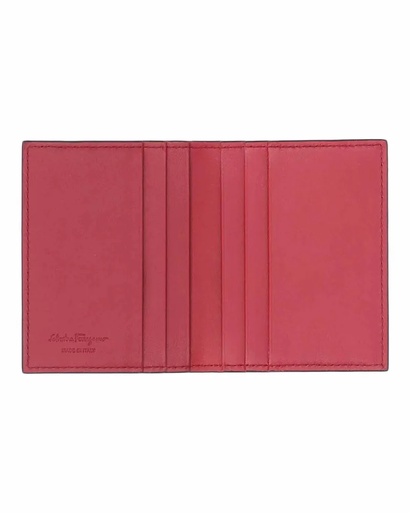 Ferragamo Men's Wallets Black Calf Leather Black