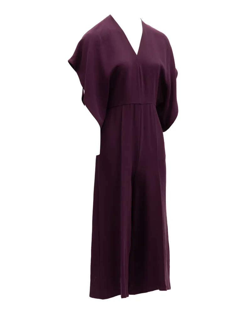 Valentino Garavani Women Dark Purple Jumpsuit Purple