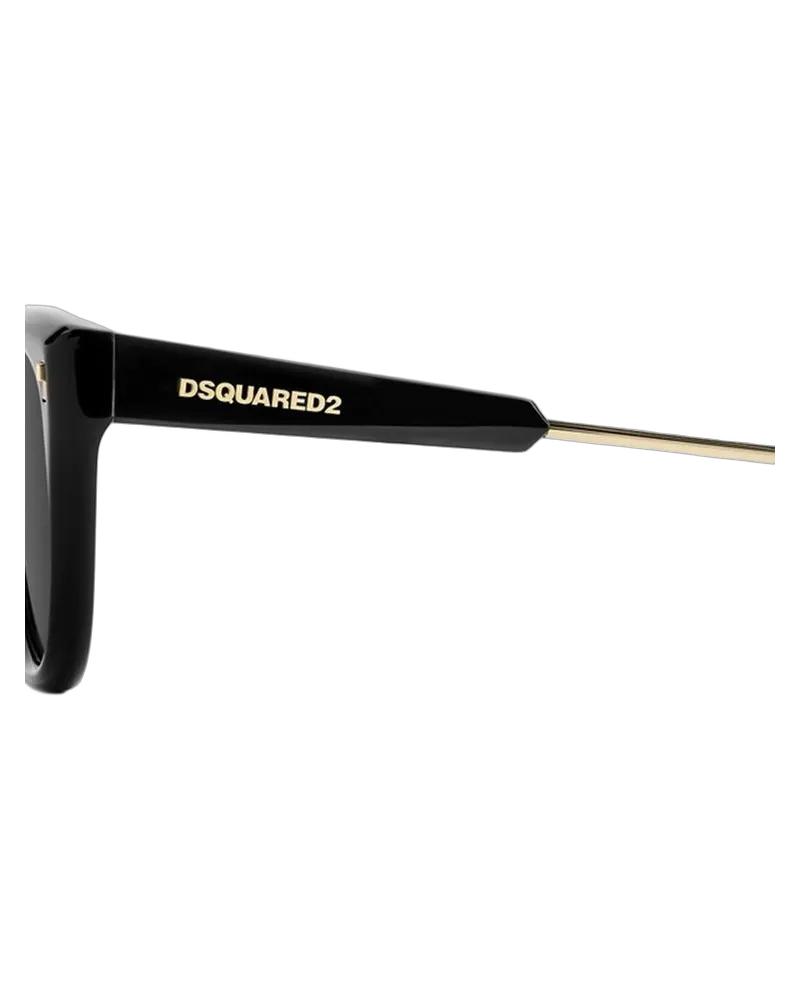 Dsquared2 Women's Sunglasses Black Acetate Black