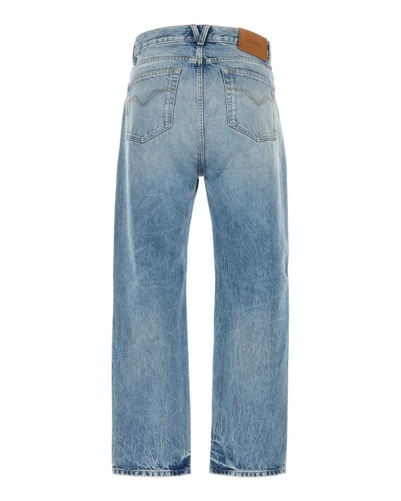 Versace Men's Denim Jeans Lightblue Exterior: Cotton Blue