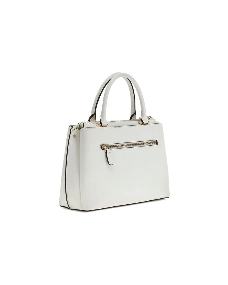 Guess Women's Satchel White Polyurethane Satchel-bags White