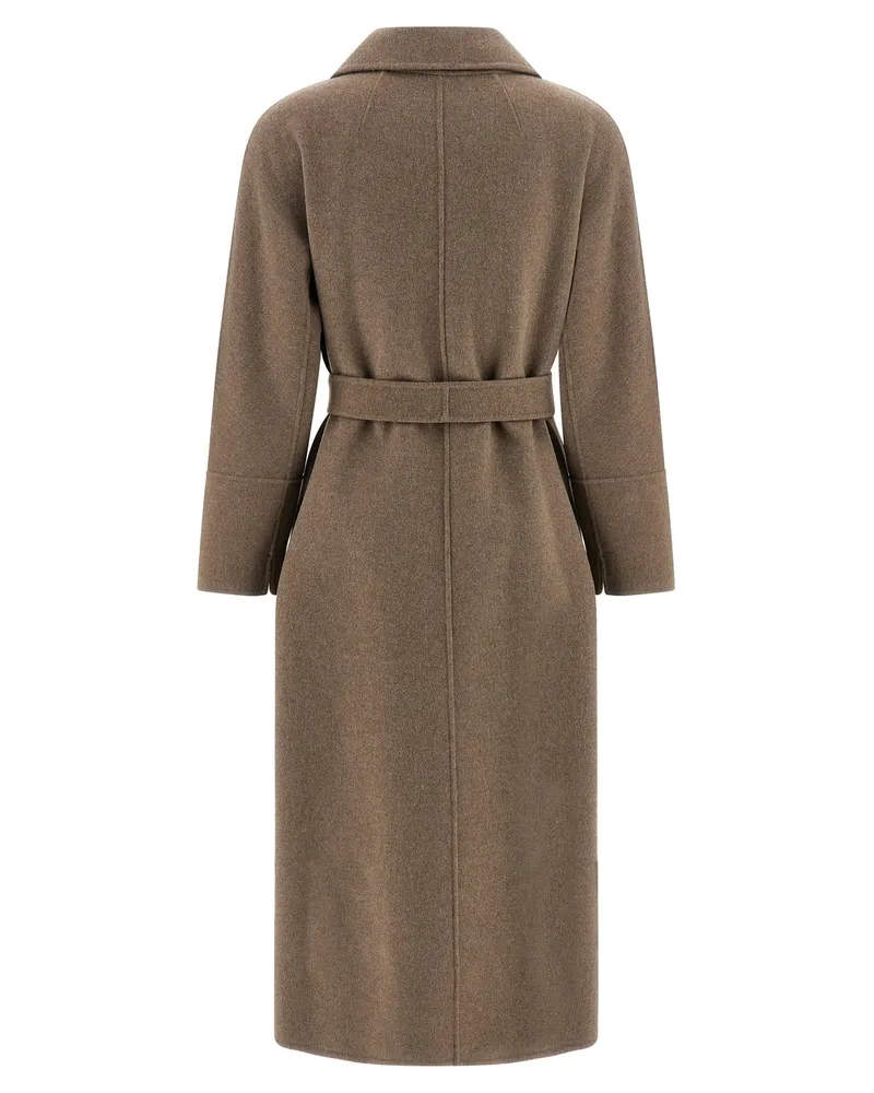 Max Mara Smmelisa Coat — Taupe Taupe
