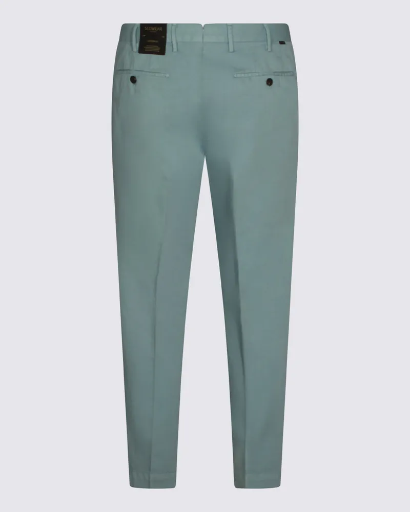Incotex Men's Trousers Light Blue _100 % Co Blue