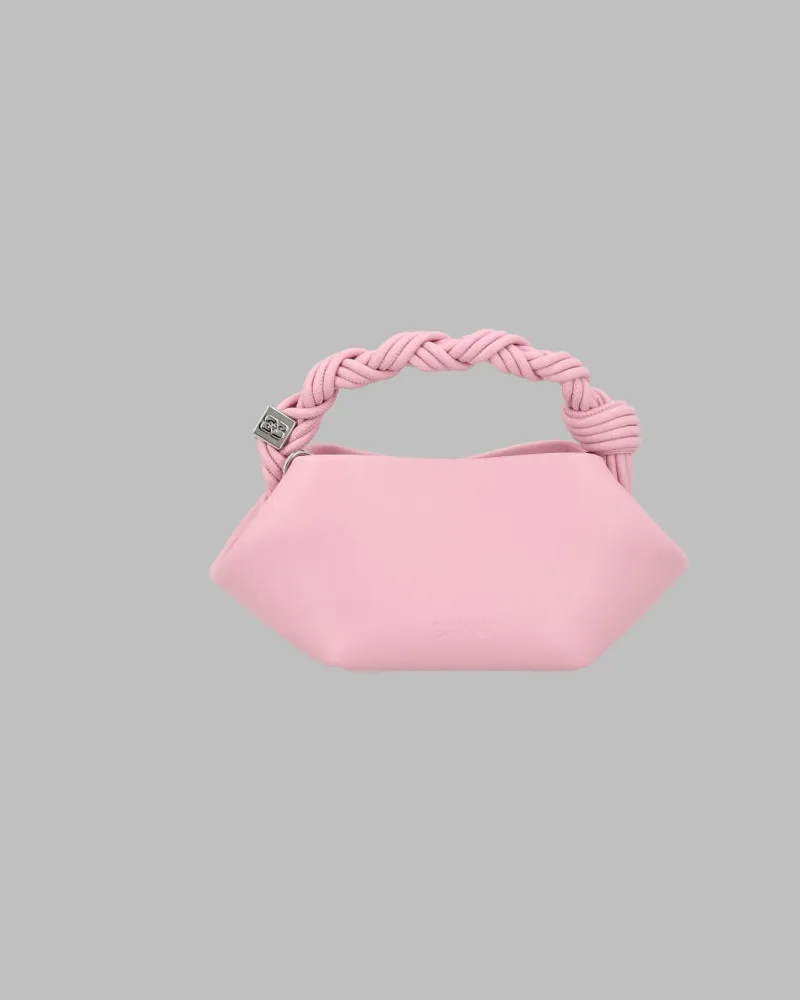 Ganni Women's Mini Bag Bou Pink Recycled Leather Handbags Hand Pink