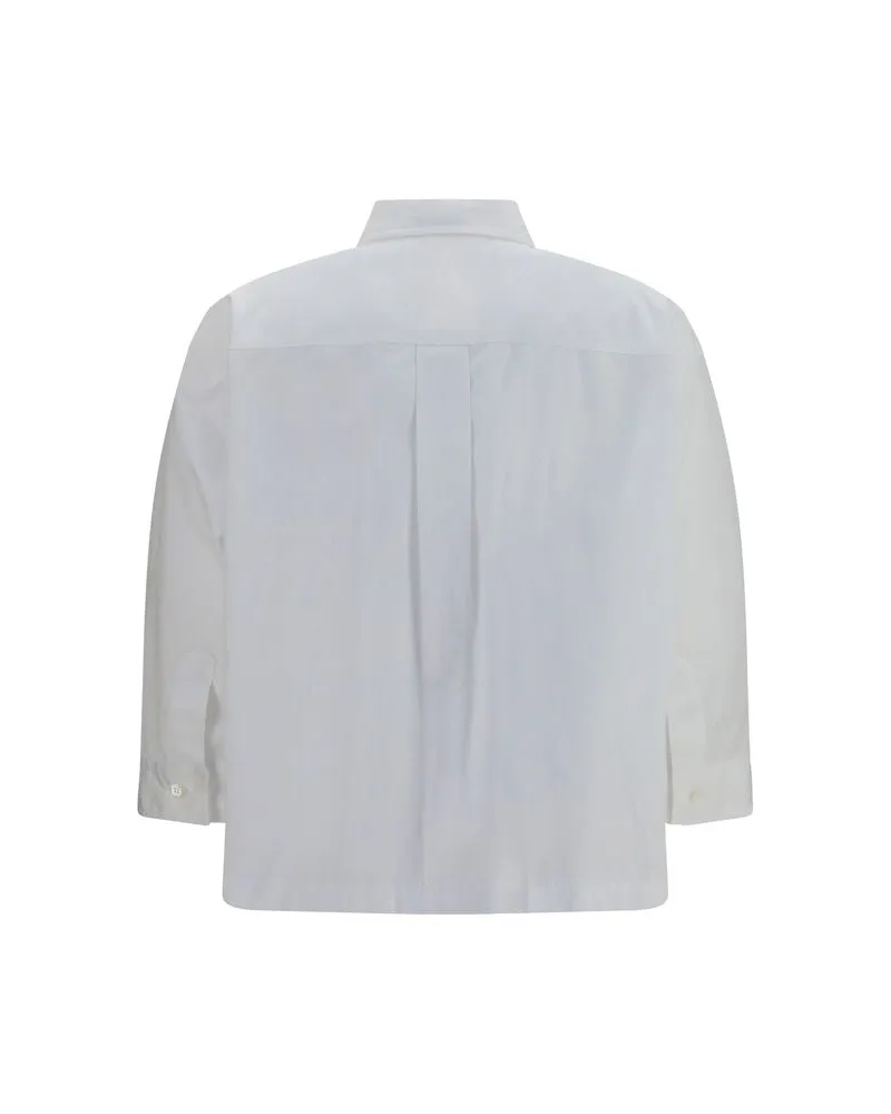 Brunello Cucinelli Women White Cotton Dress Shirt White