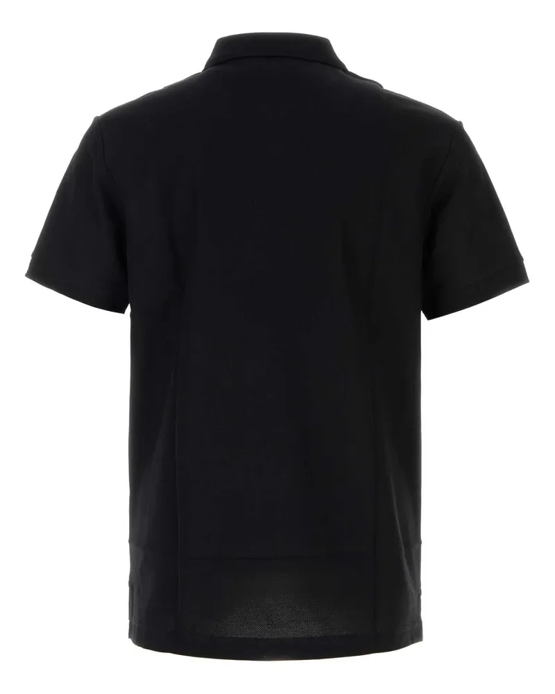 Burberry Cotton Piquet Polo Shirt — Black Black