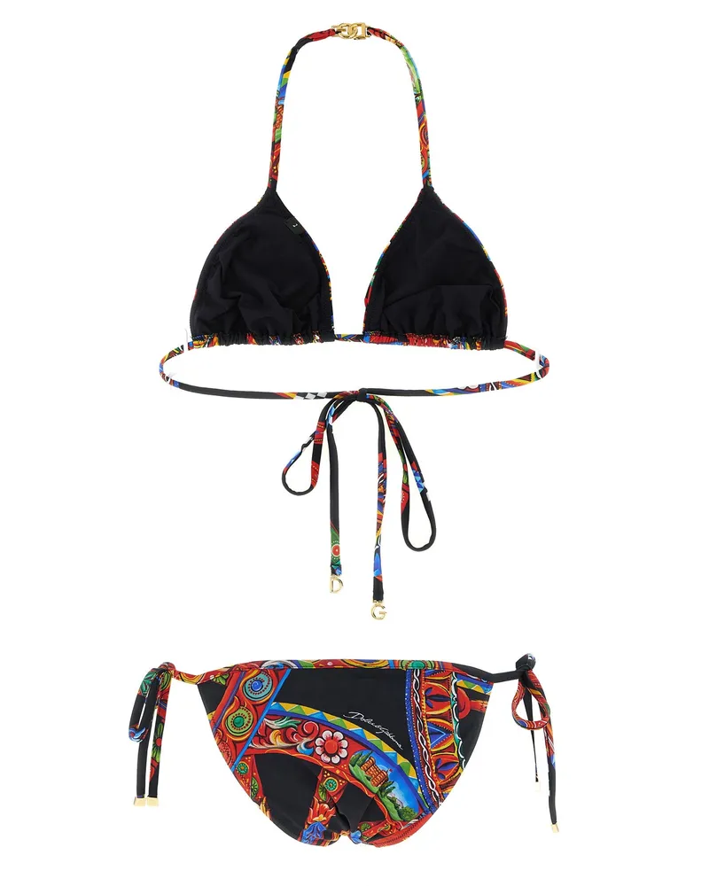 Dolce & Gabbana Carretto Bikini — Multicolor Multicolor