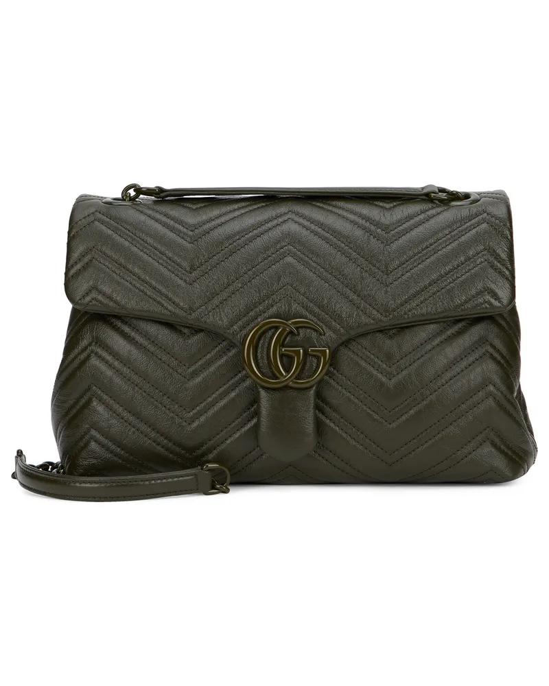 Gucci Marmont Shoulder Bag — Black Black