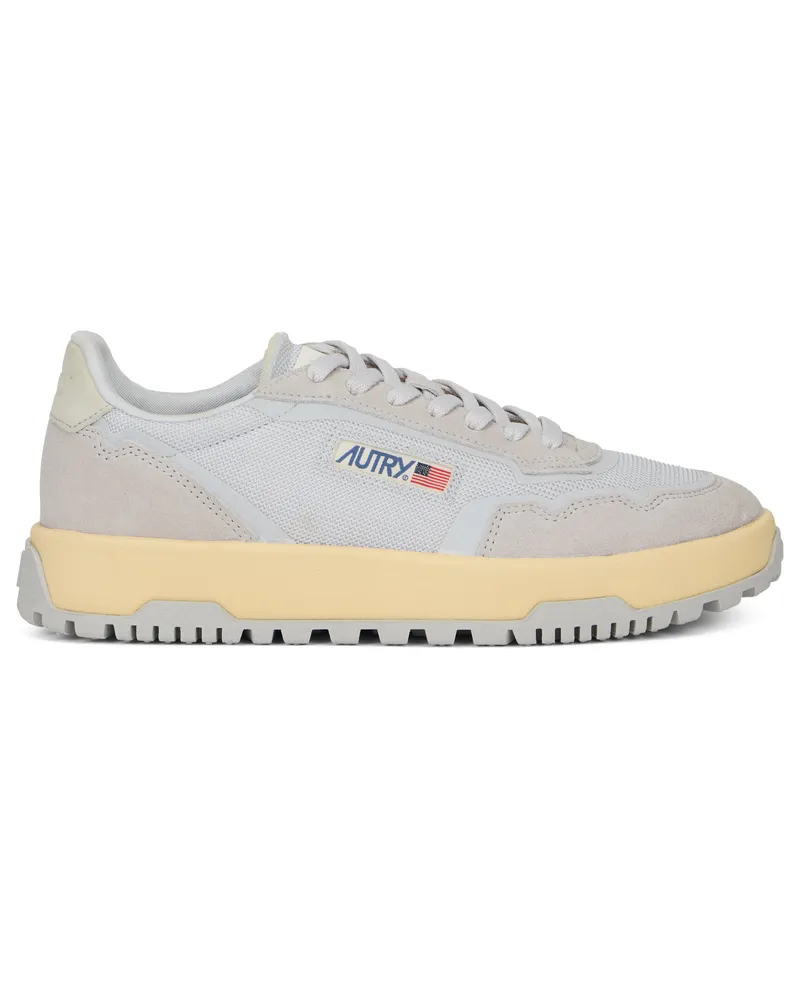 AUTRY Women's Sneakers Wild Pace Nubuck Dragon-Nubuck Loft-Vap Calf Skin Trainers Dragon/nubuck Loft/vap Gray