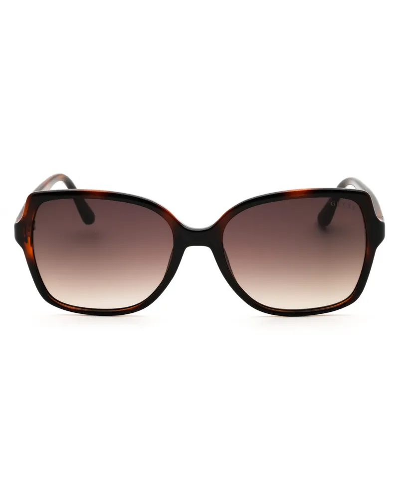 Guess Women's Gu00100 Sunglasses Ivory Brown