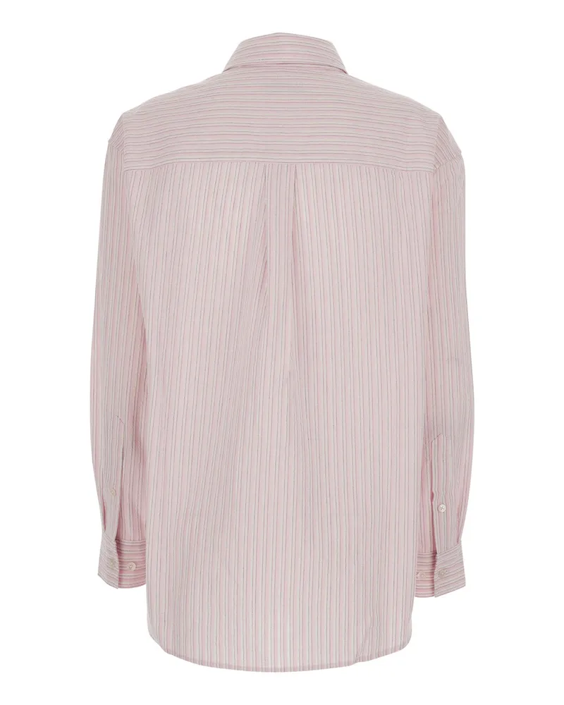 Dunst Women's Shirt Pink Cotton-Blend Blouses Pink