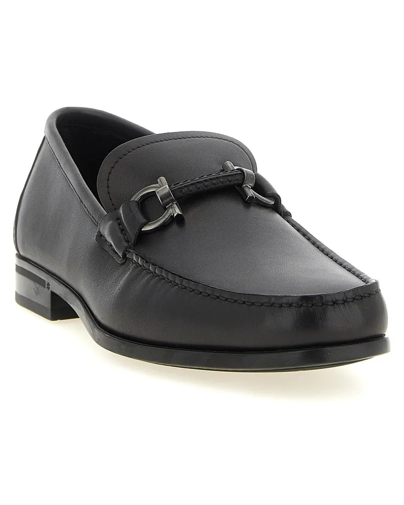 Ferragamo Supreme Loafer — Black Black