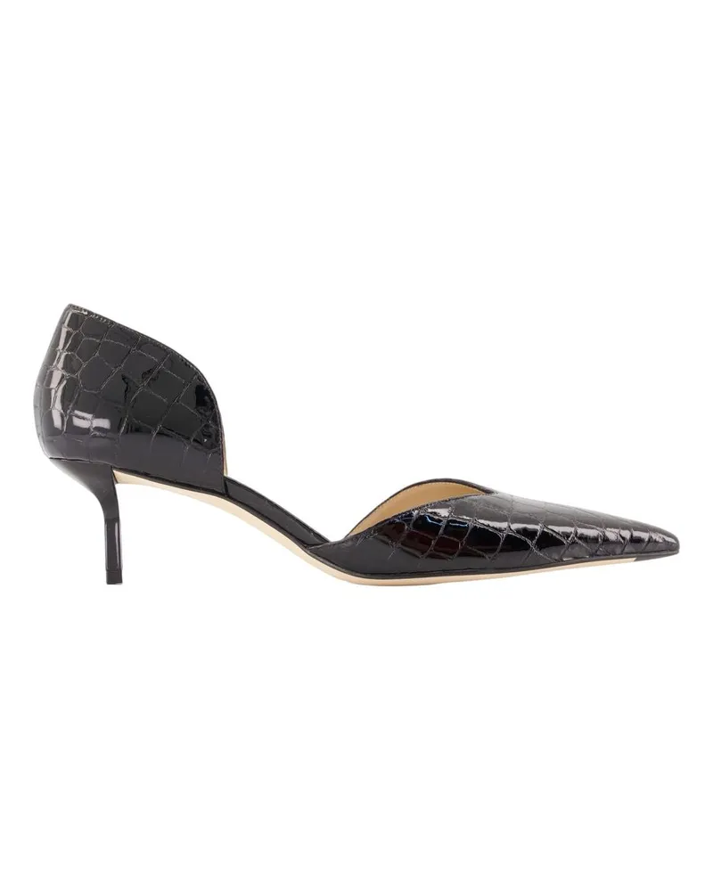Victoria Beckham Women's Victoria Angle Dorsay 55 Pumps - Beckham Leather Black Calfskin Shoes Black