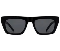 Unisex , Frame And Lens Black Sunglasses