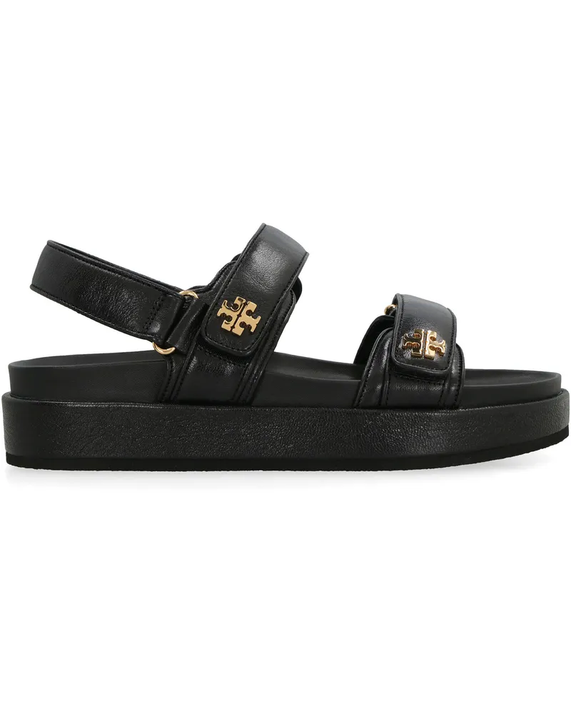 Tory Burch Women's Kira Leather Sandals Black Black
