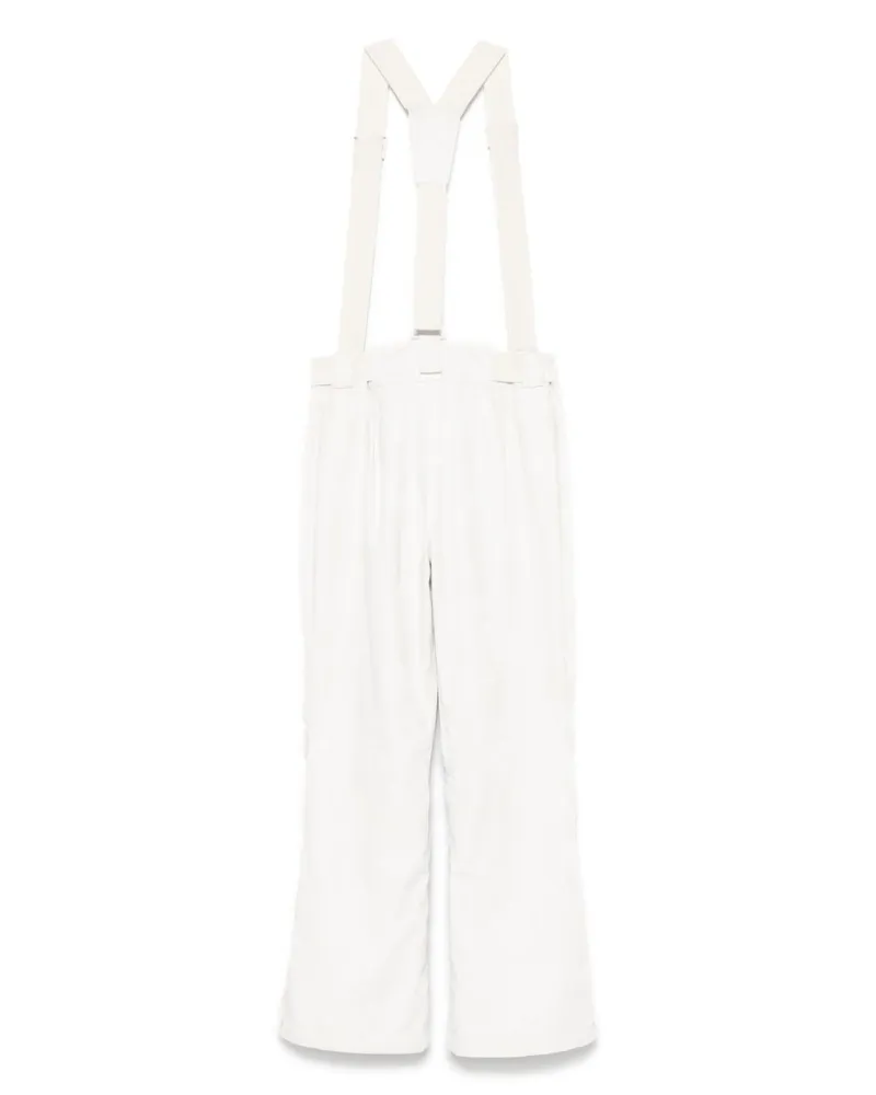 Yves Salomon Women's Flared Ski Trousers Aw24 W Off-white