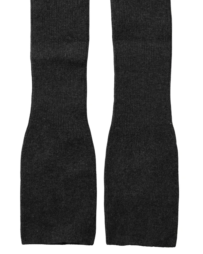 Dolce & Gabbana Women's Gray Cotton Tights Stocking Pantyhose Socks Nylon Elastane Clothing Gray