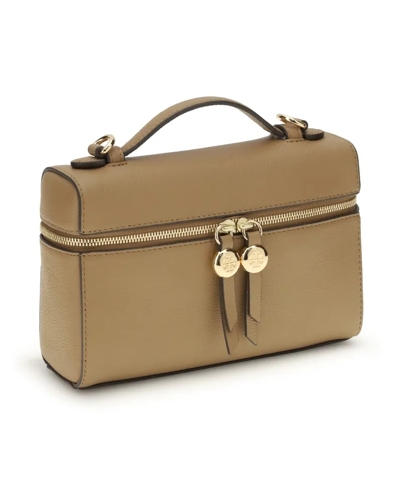 Tory Burch Romy Slim Top Handle Bag — Beige Beige