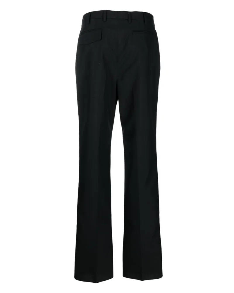 Gabriele Pasini Wool Blend Trousers — Black Black