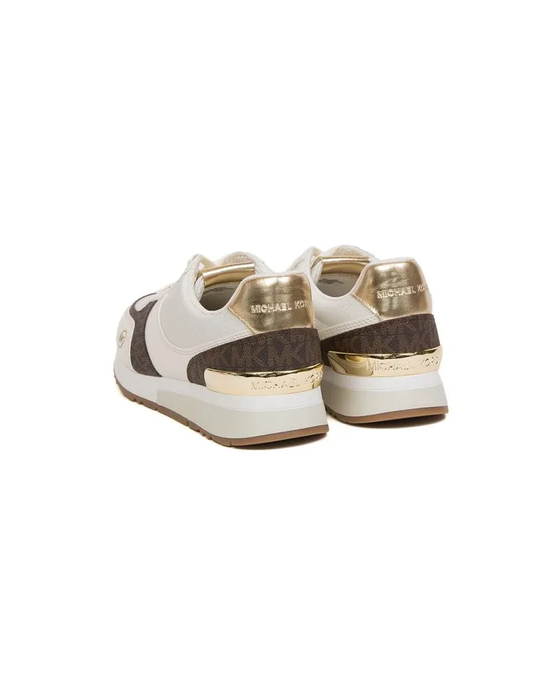 Michael Kors Women's Sneakers Brown Footwear Sports White