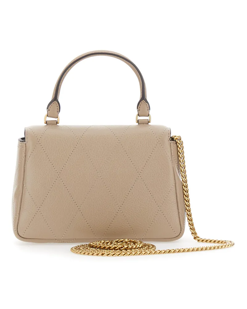 Tory Burch Women's Mini Charlie Bag With Chain Strap - Beige Cow Leather Beige