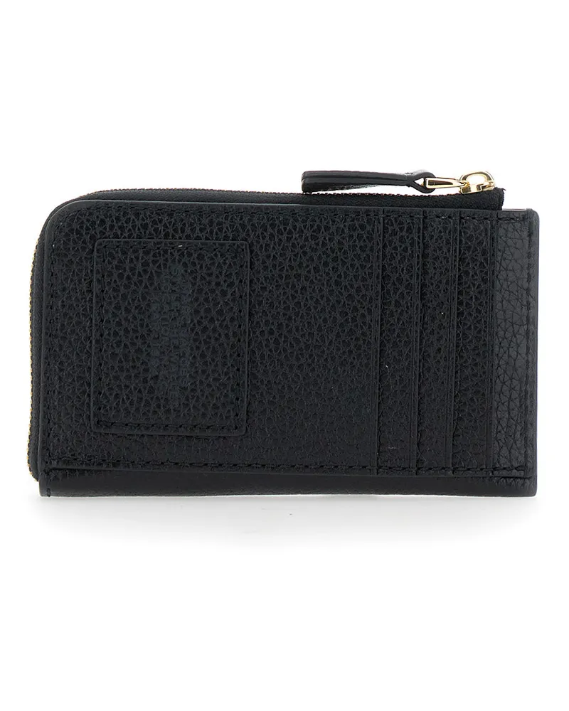 Marc Jacobs Hammered Leather Wallet — Black Black