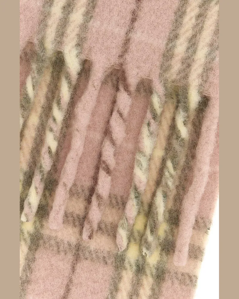 Burberry Unisex Embroidered Alpaca Blend Scarf Teacuppink Exterior: Wool Nylon Sciarpe E Foulard Scarfs Pink
