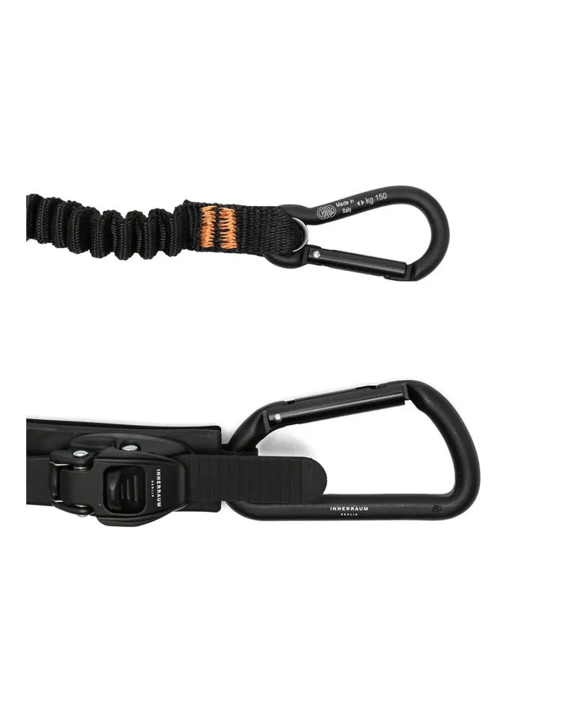 Innerraum Bungee-Cord with Carabiner Clasp Belt — Black Black