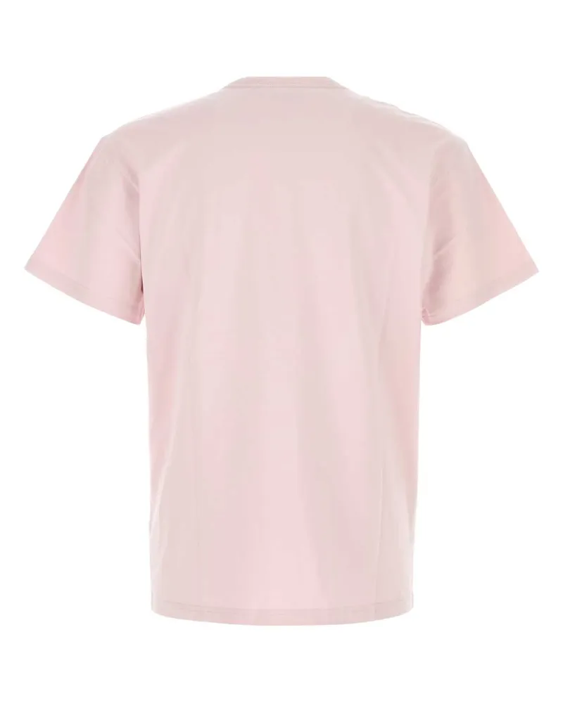 Carhartt WIP Men's Pastel Pink Cotton S-S Chase T-Shirt Airpinkgold Exterior Pink