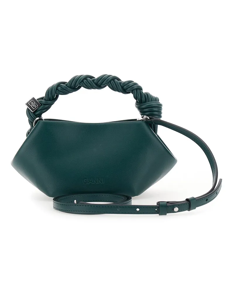Ganni Top Handle Bag — Green Green