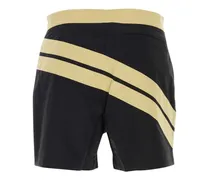 Striped Nylon Swim Shorts — Multicolor