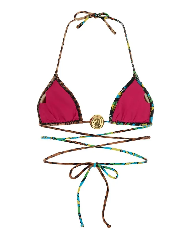 Reina Olga Miami Bikini Top — Multicolor Multicolor