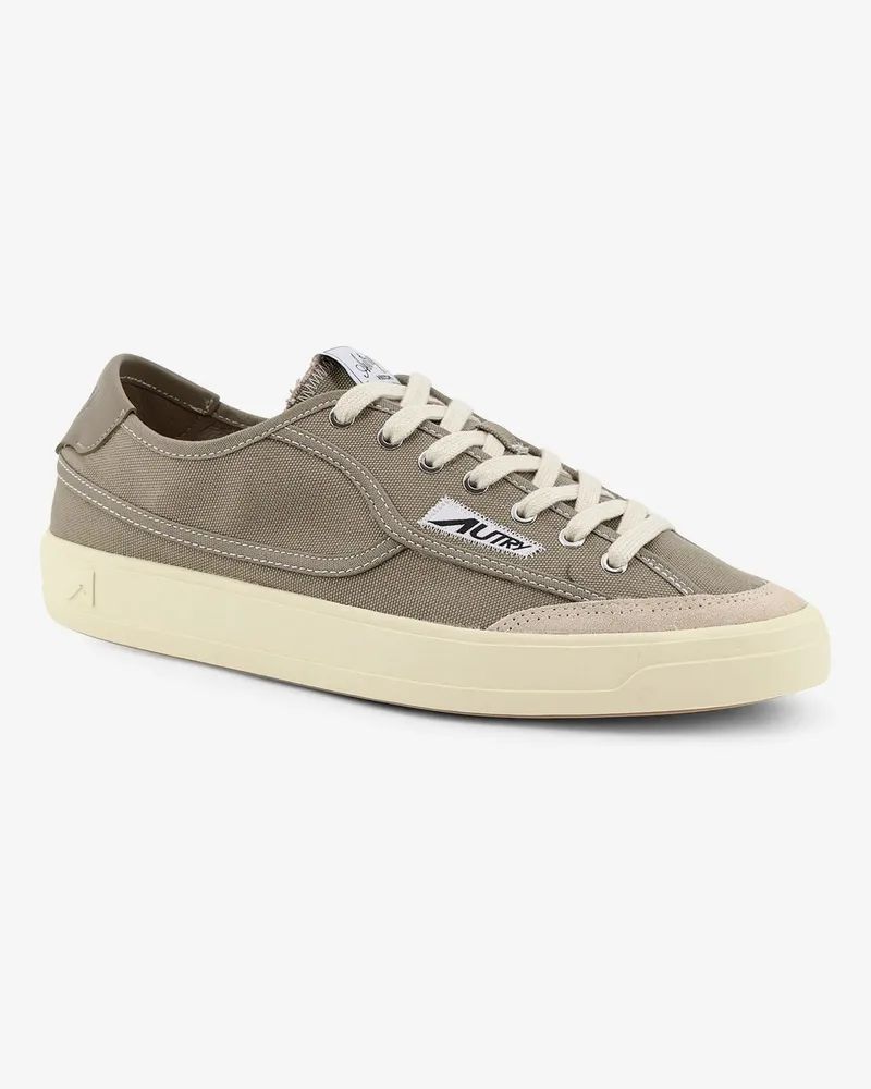AUTRY Men's Sneakers Windscape Beige Canvas-Rubber Trainers Canvas/rubber Beige
