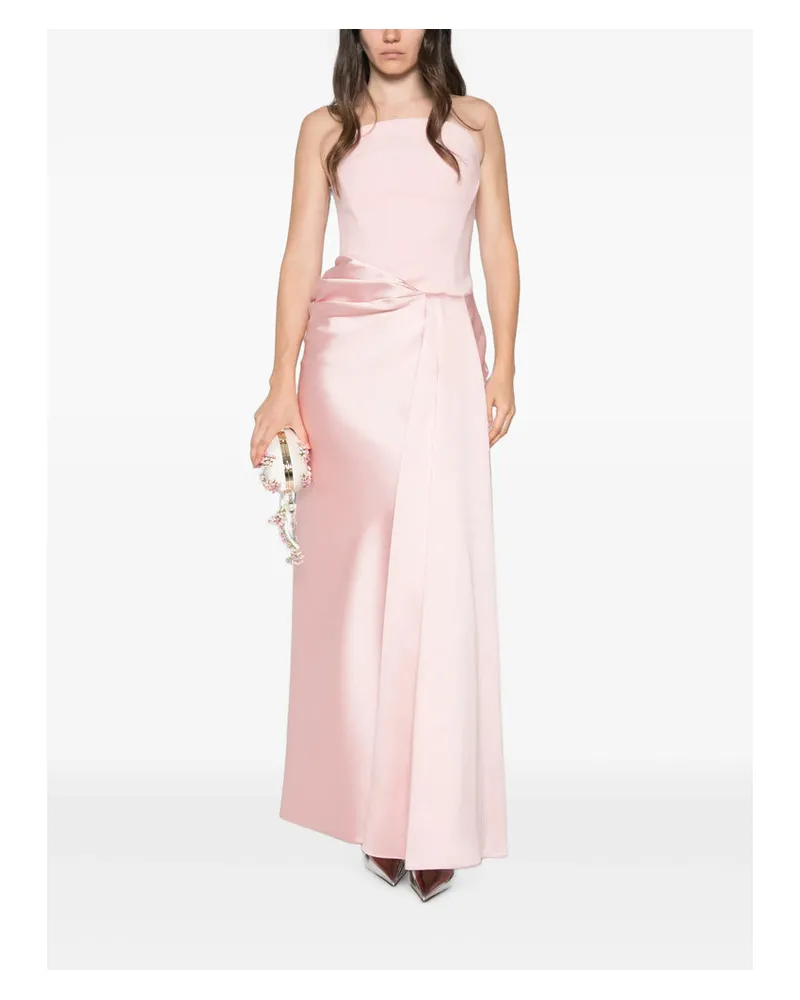 Solace London Papin Evening Dress — Pink Pink
