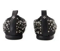 Crystal Ballerinas Flat — Black