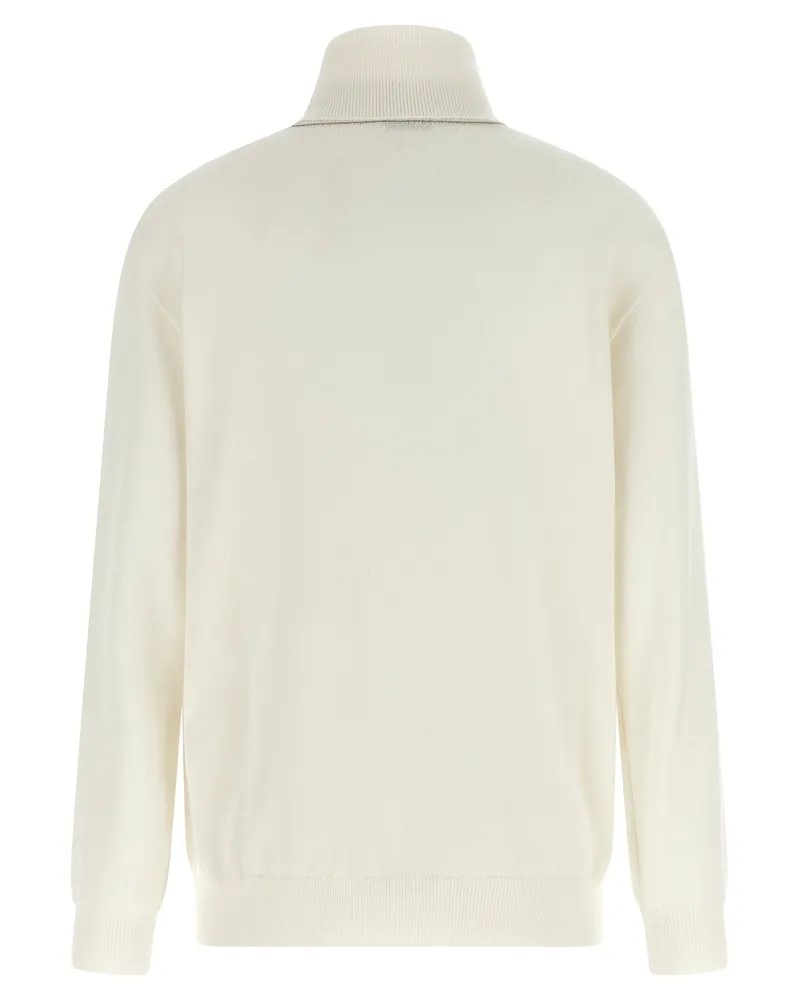 Brunello Cucinelli Women's White Cashmere Cardigan Clothing White