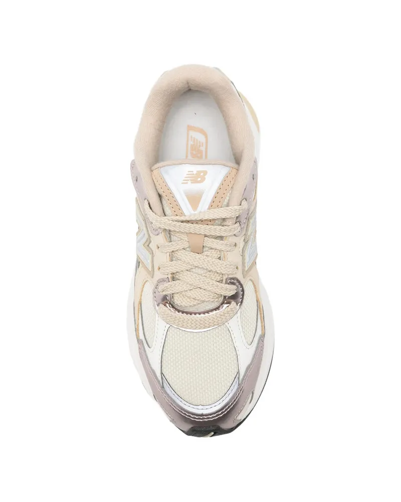 New Balance Mesh Panel Sneaker — Beige Beige